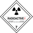Classe 7, Matières radioactives Catégorie I — blanc