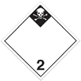 Division 2.3, Gaz toxiques par inhalation